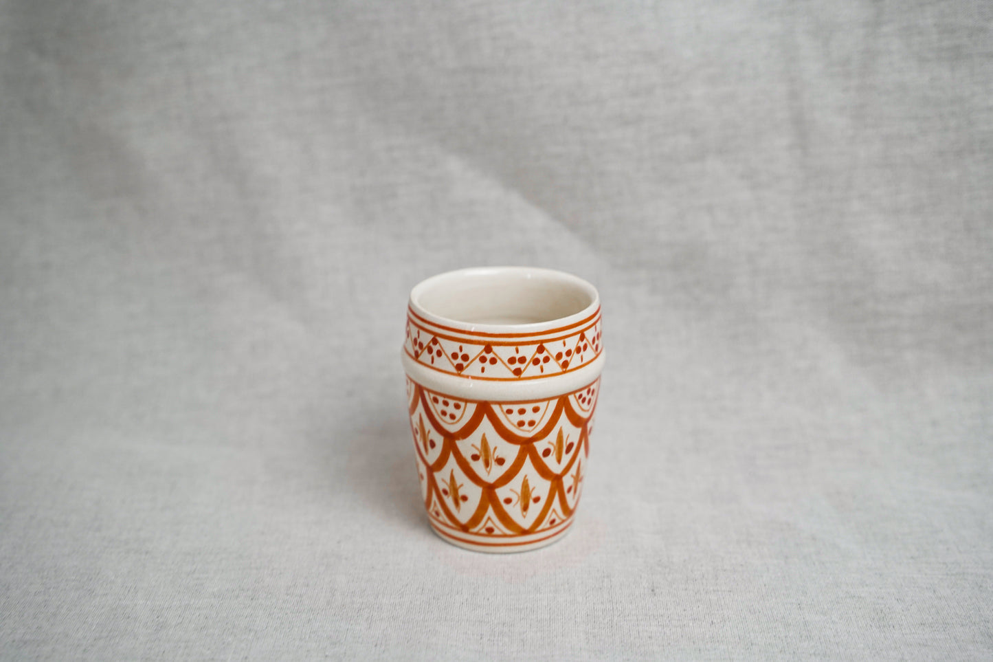 Verre Beldi en céramique – Motif traditionnel