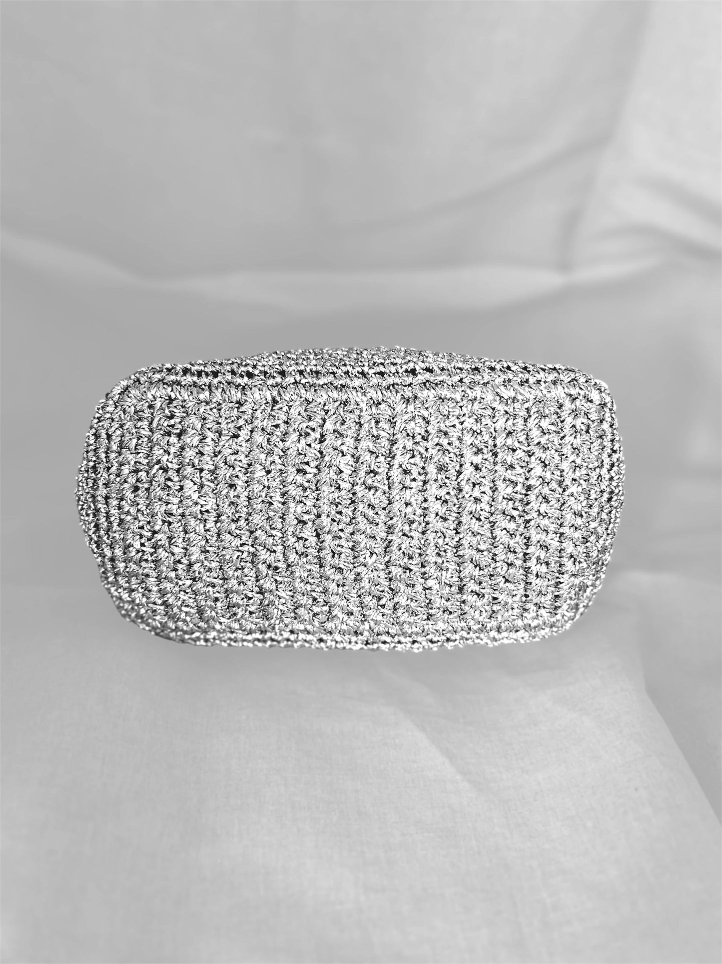 Pochette crochetée Éclat d'Argent