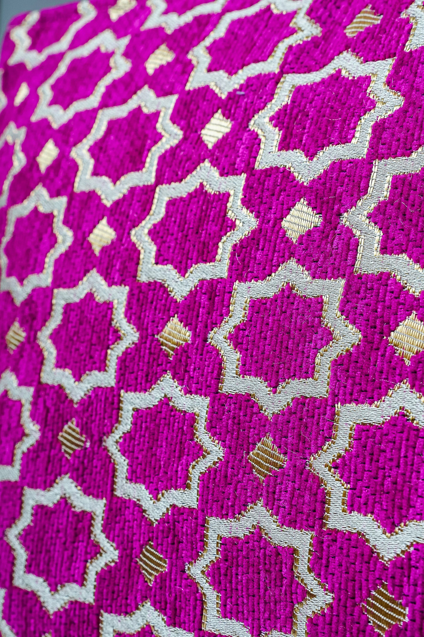 Pochette d'ordinateur en tissu marocain géométrique