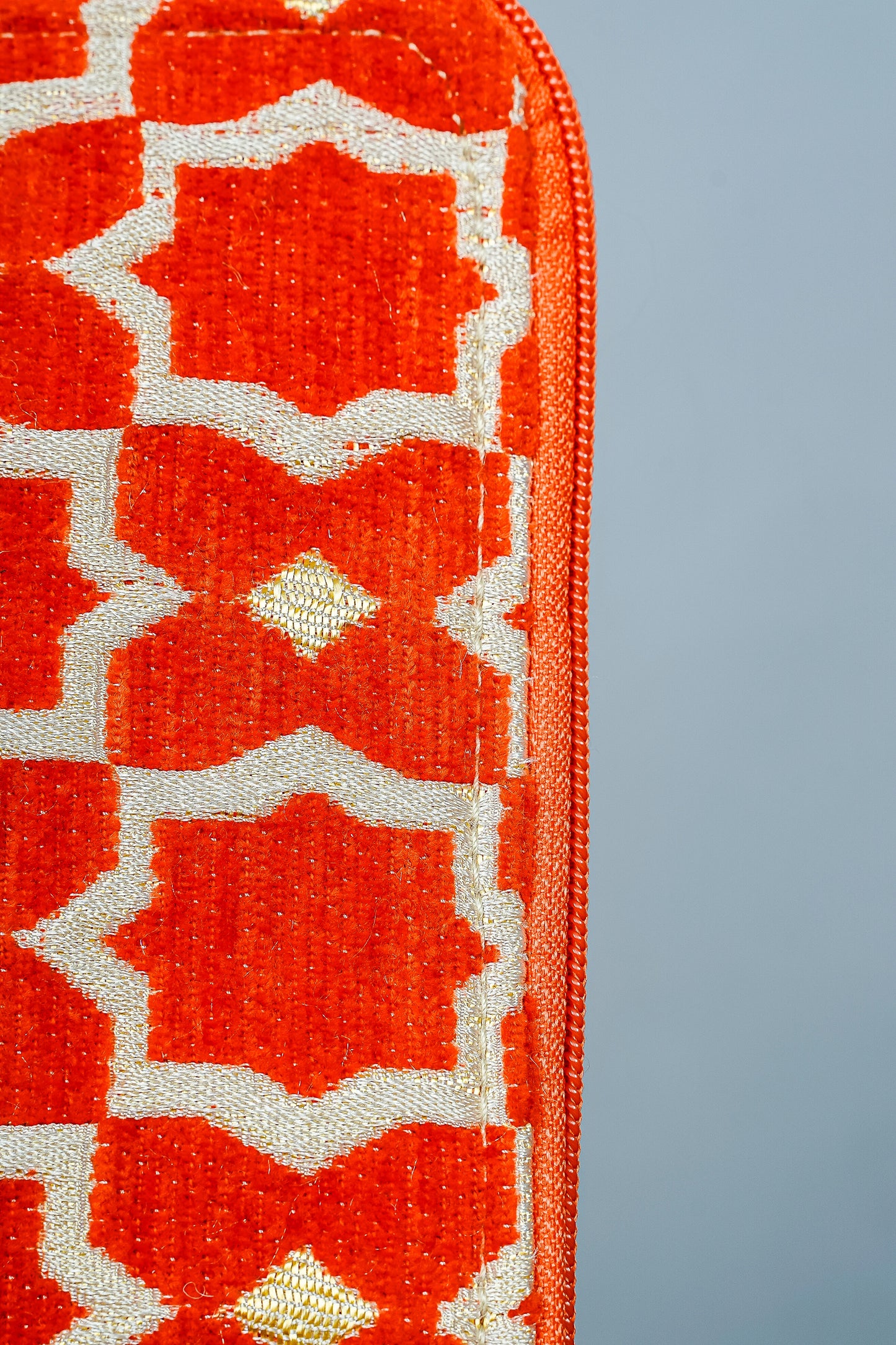 Pochette d'ordinateur en tissu marocain géométrique