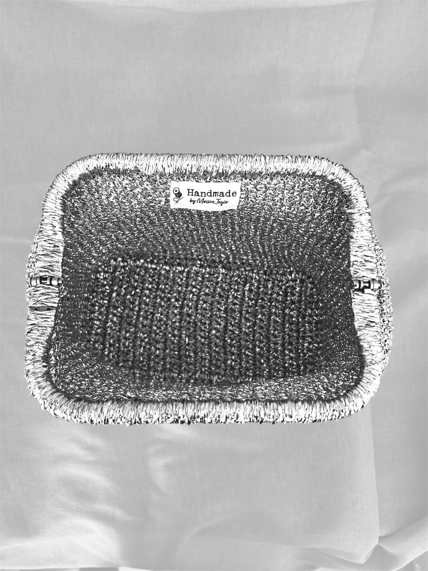 Pochette crochetée Éclat d'Argent