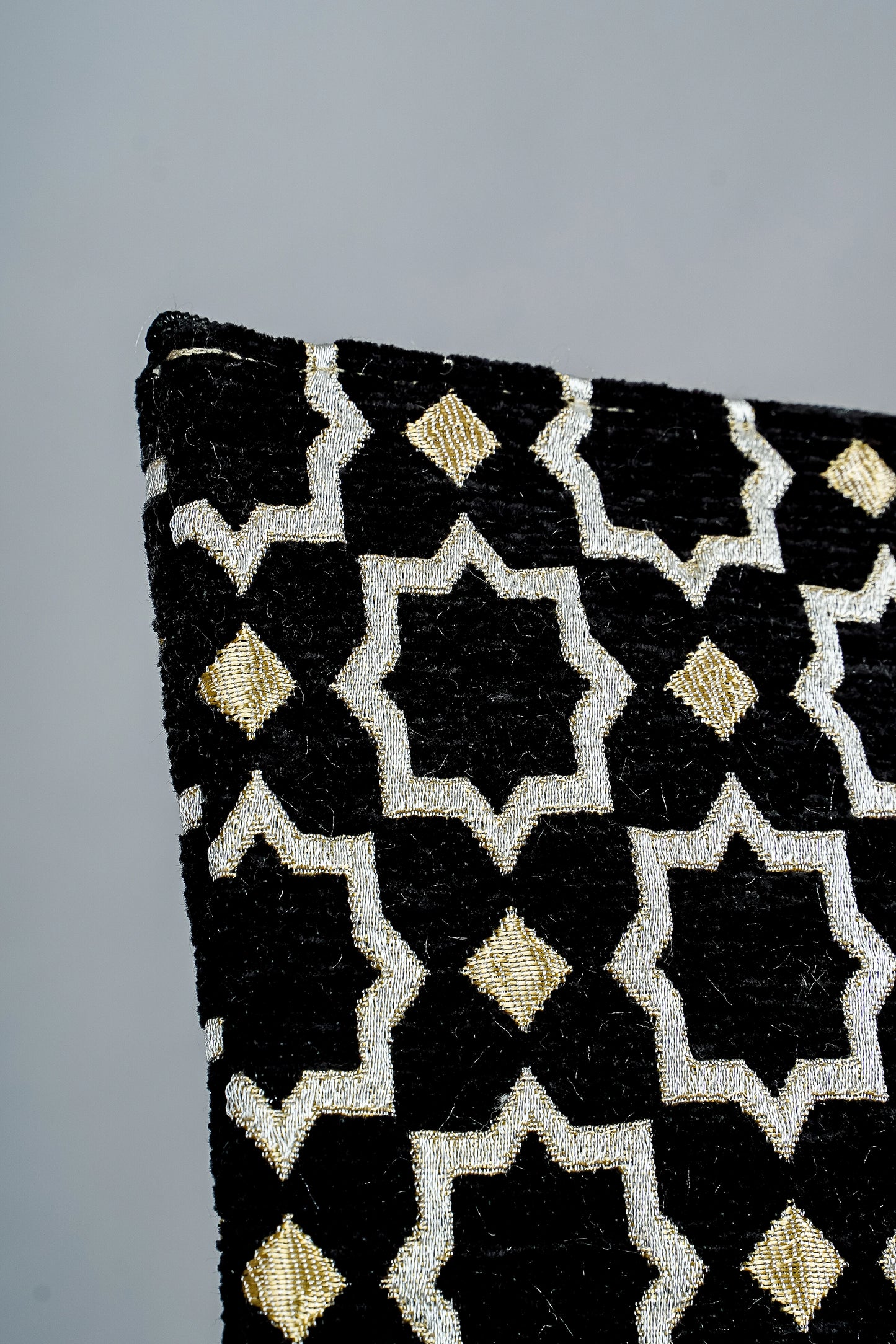 Pochette d'ordinateur en tissu marocain géométrique
