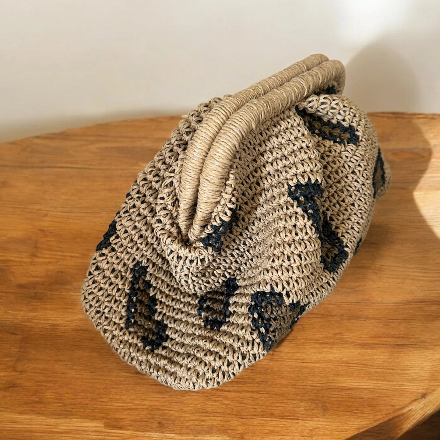 Pochette crochetée Léopard