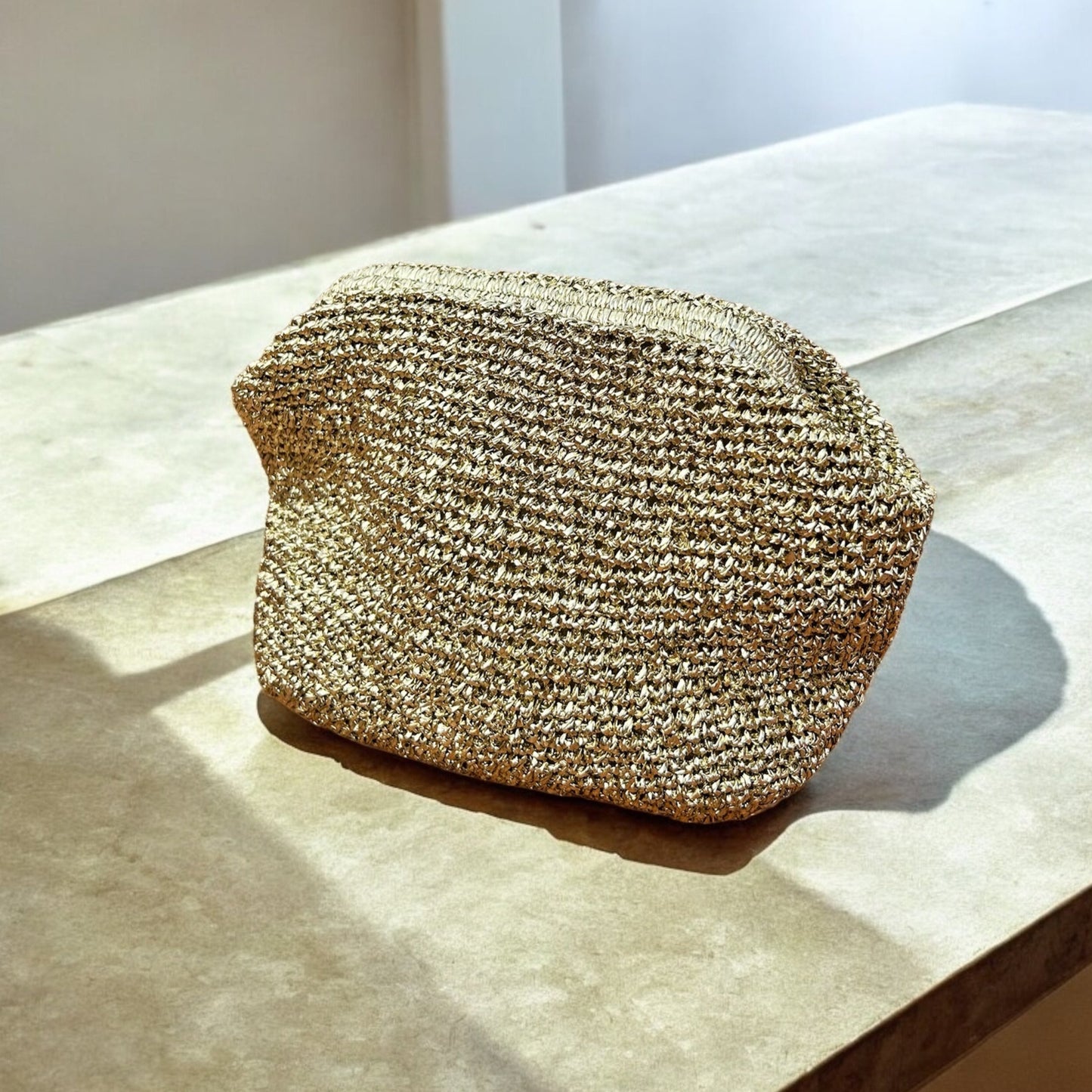Pochette crochetée Rayon d'Or