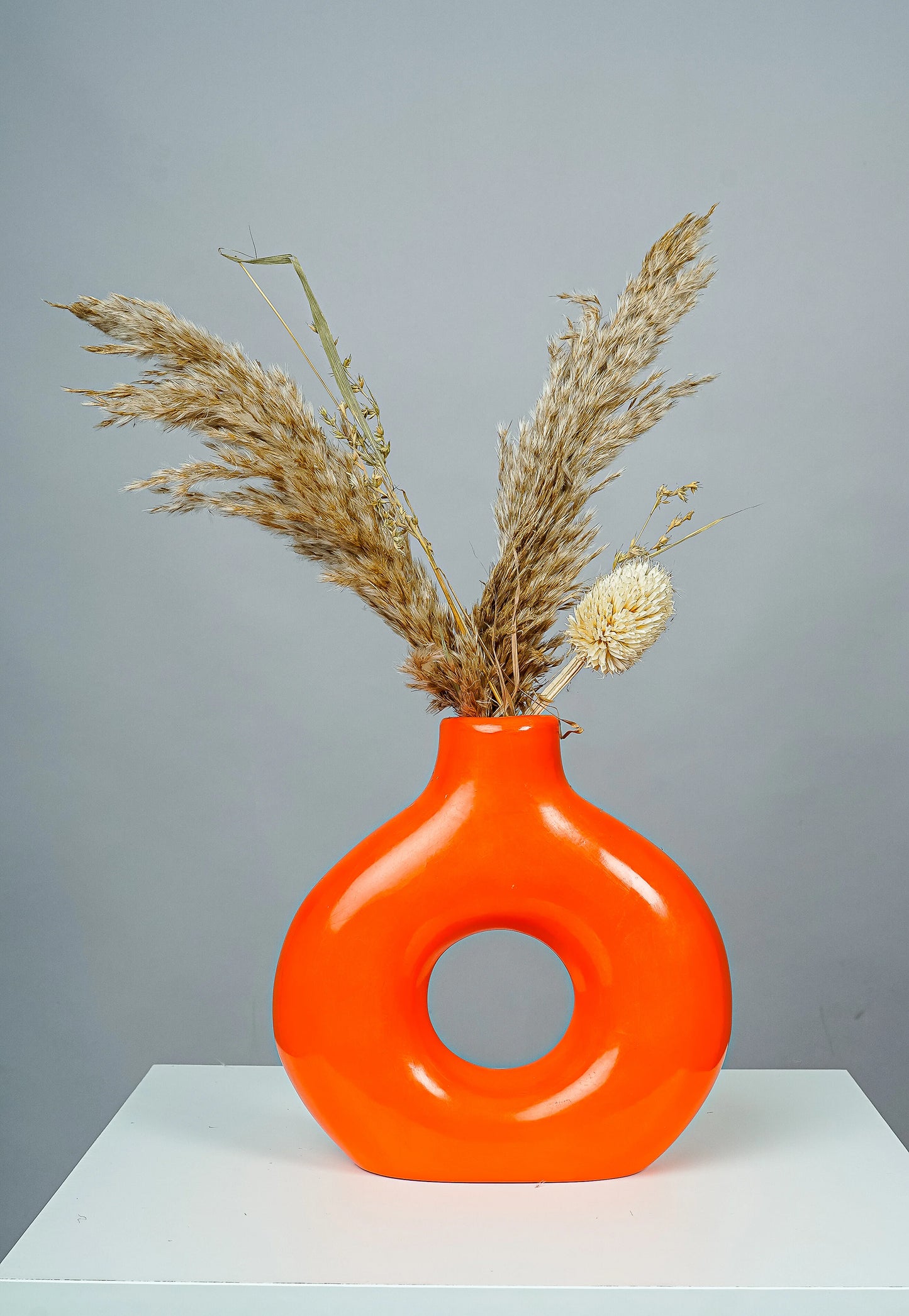 Vase rond en tadelakt marocain