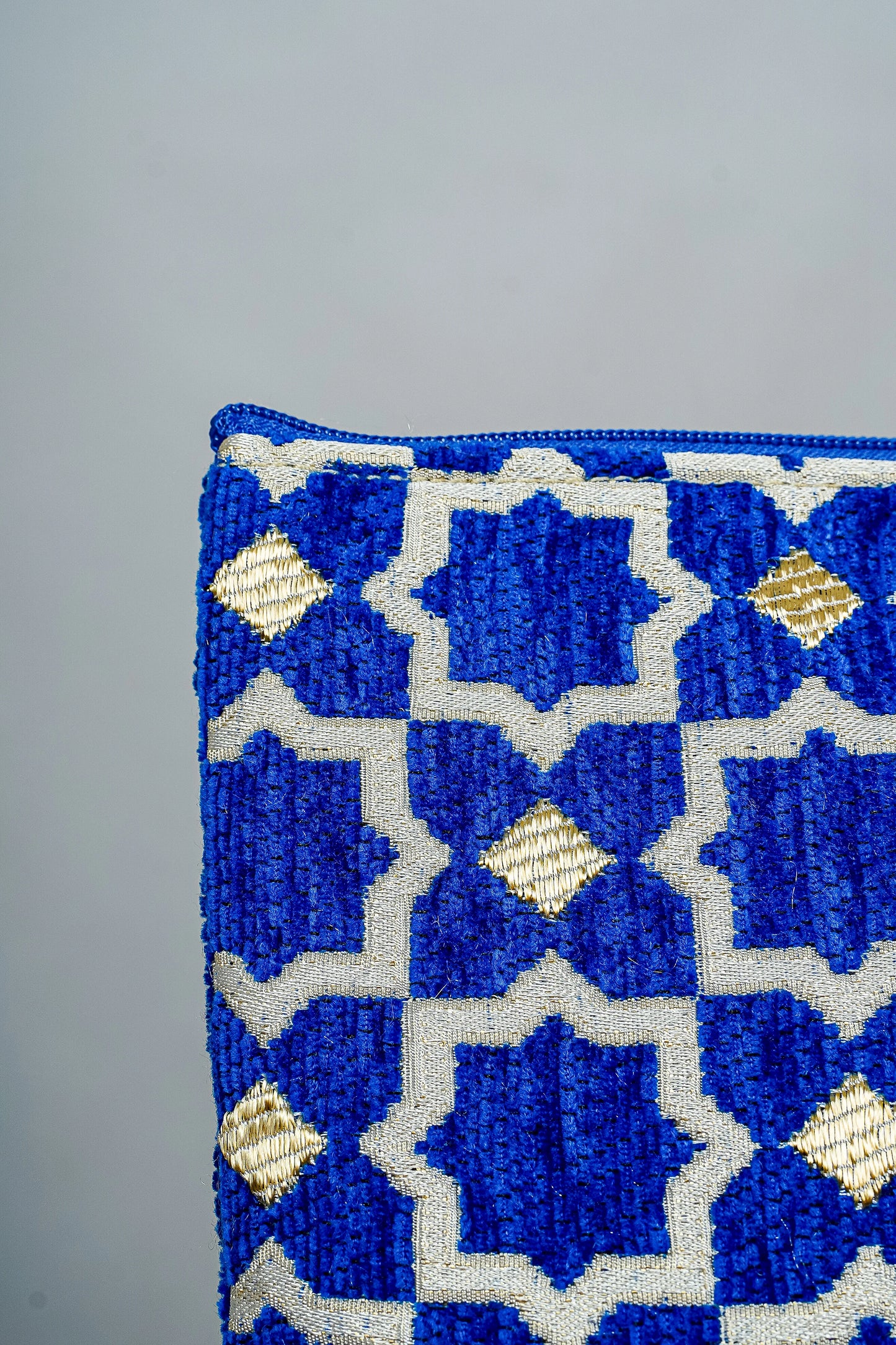 Pochette d'ordinateur en tissu marocain géométrique