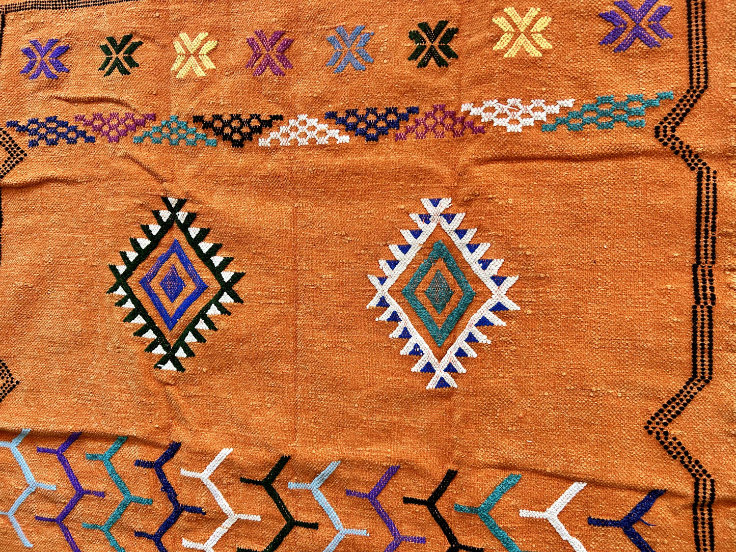 Tapis Orange Braïa - 154 x 95 cm