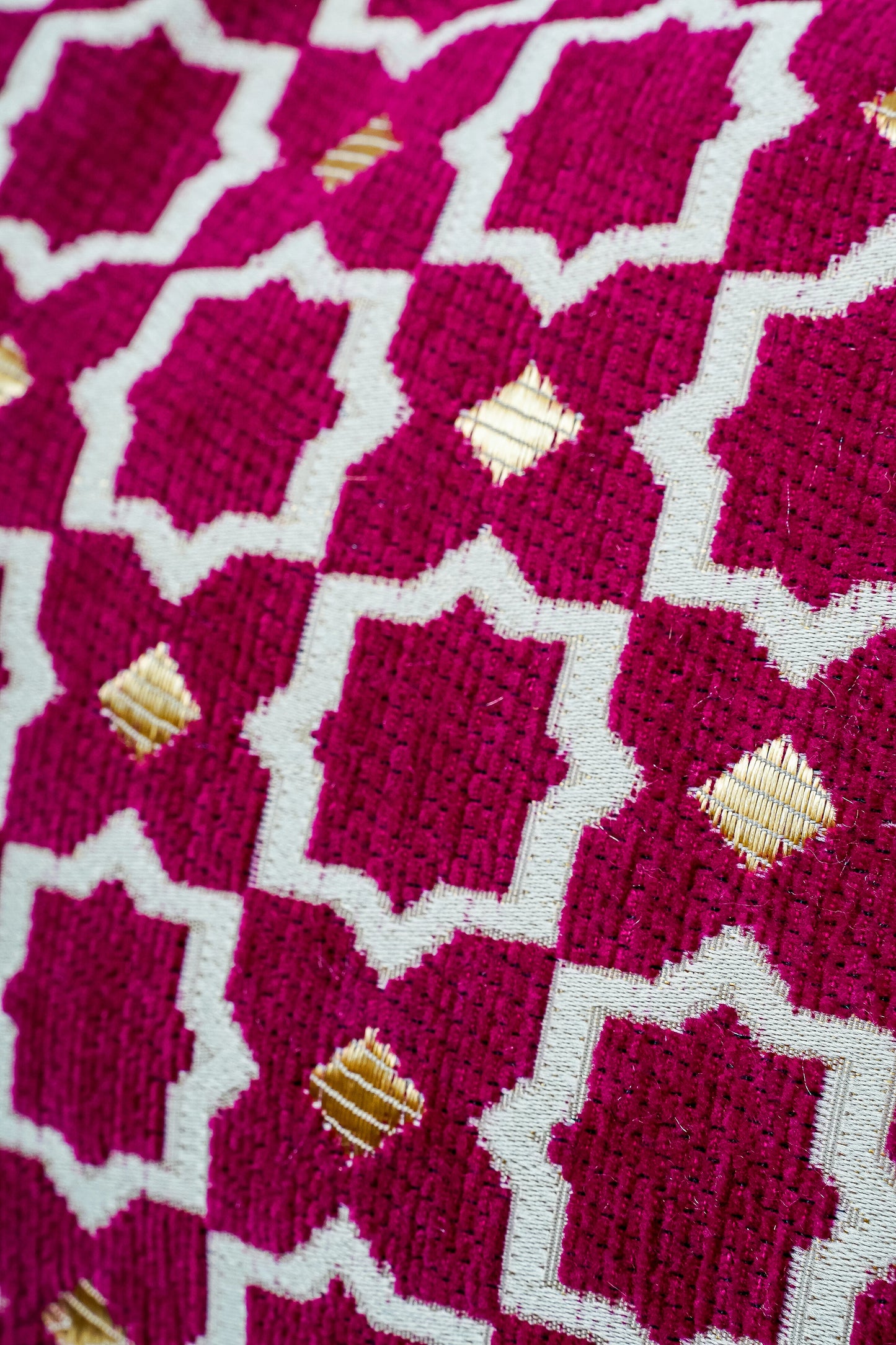 Pochette d'ordinateur en tissu marocain géométrique