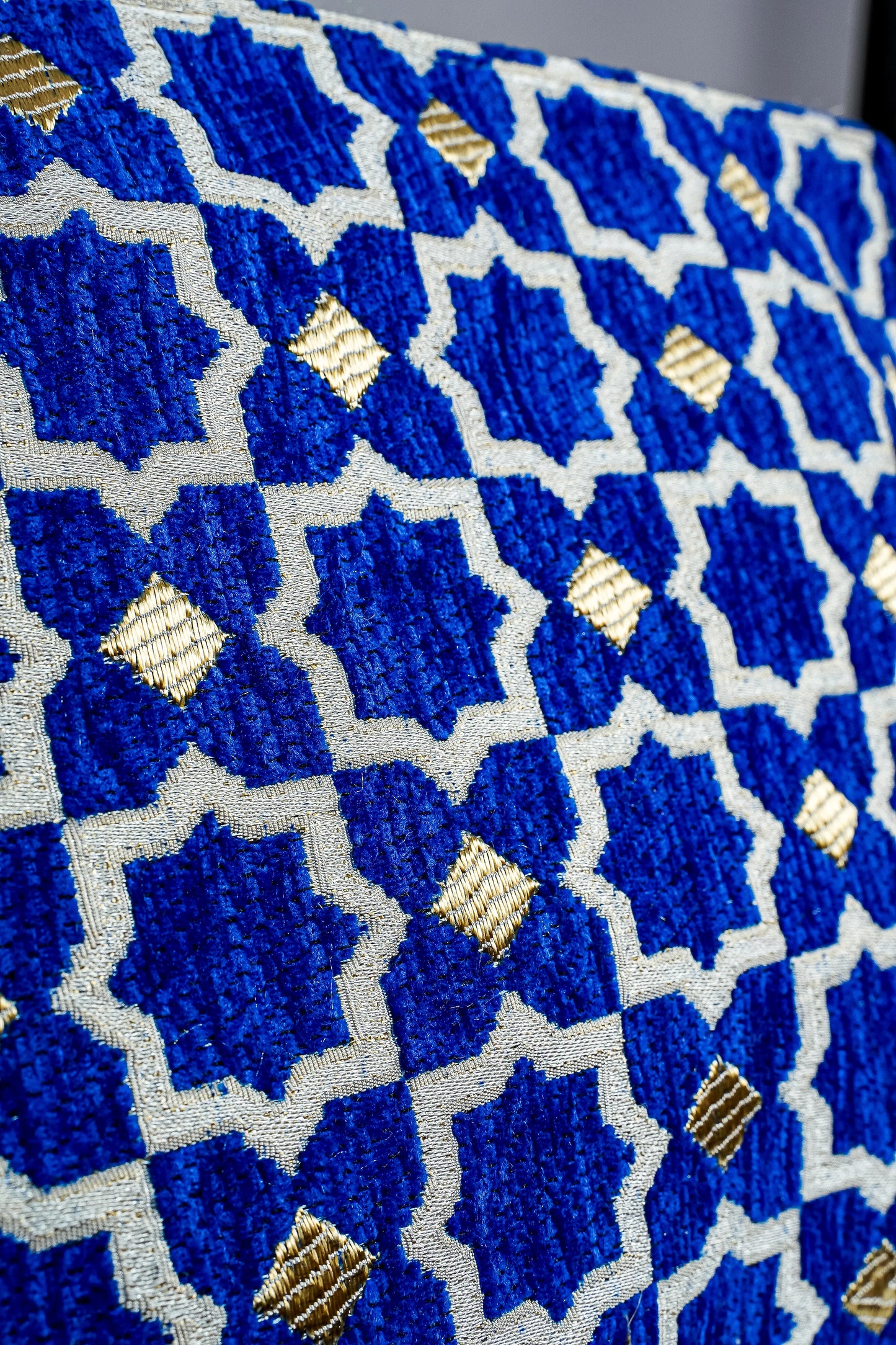 Pochette d'ordinateur en tissu marocain géométrique