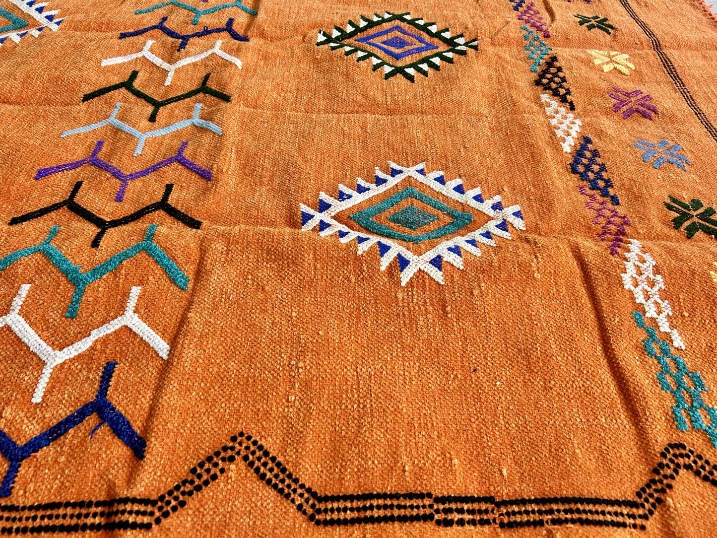 Tapis Orange Braïa - 154 x 95 cm