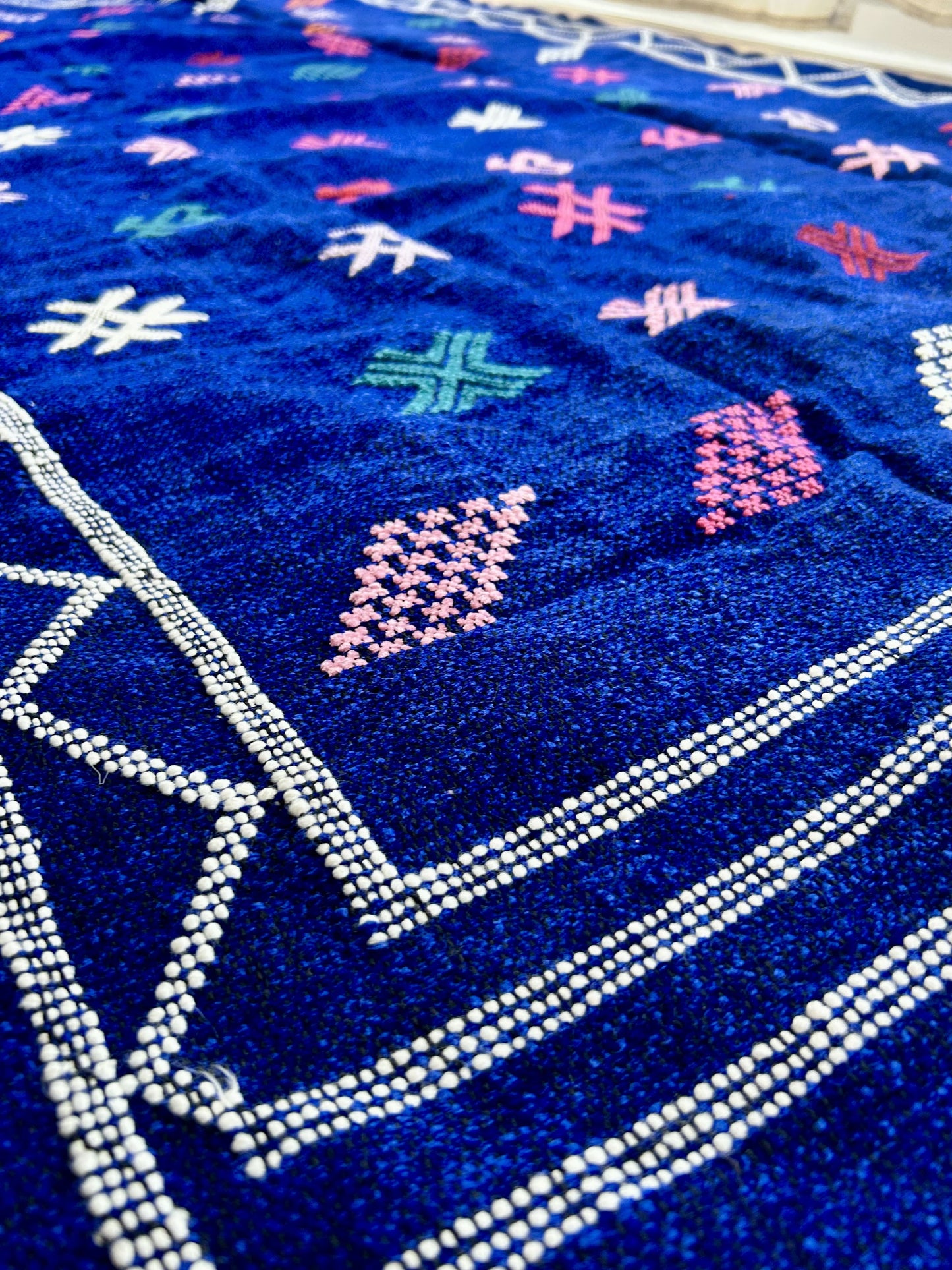 Tapis Bleu Azur - 195 x 110 cm