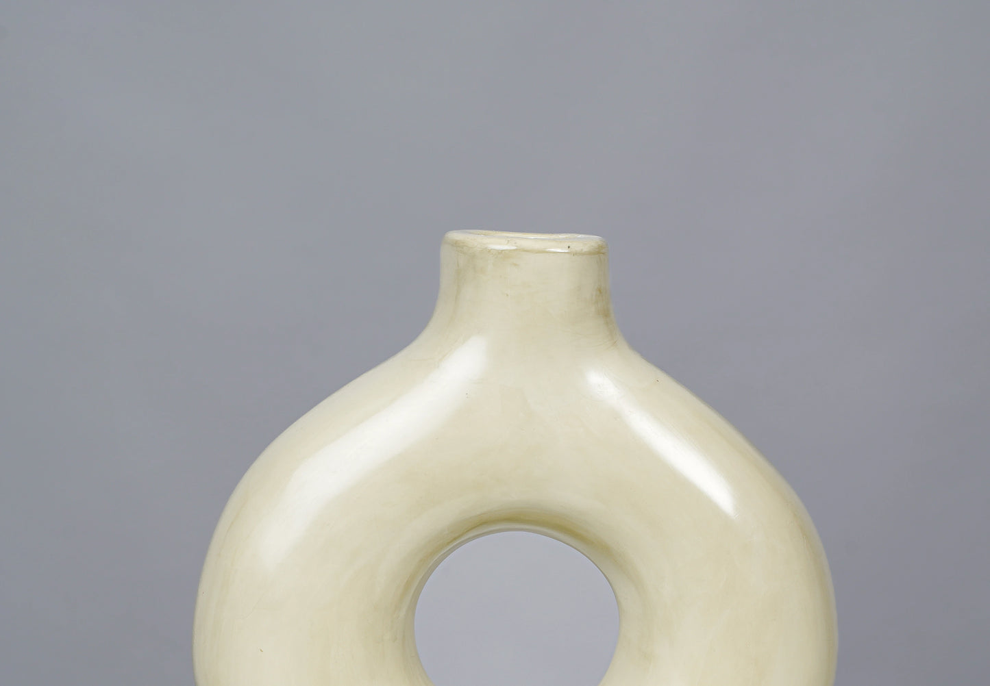 Vase rond en tadelakt marocain