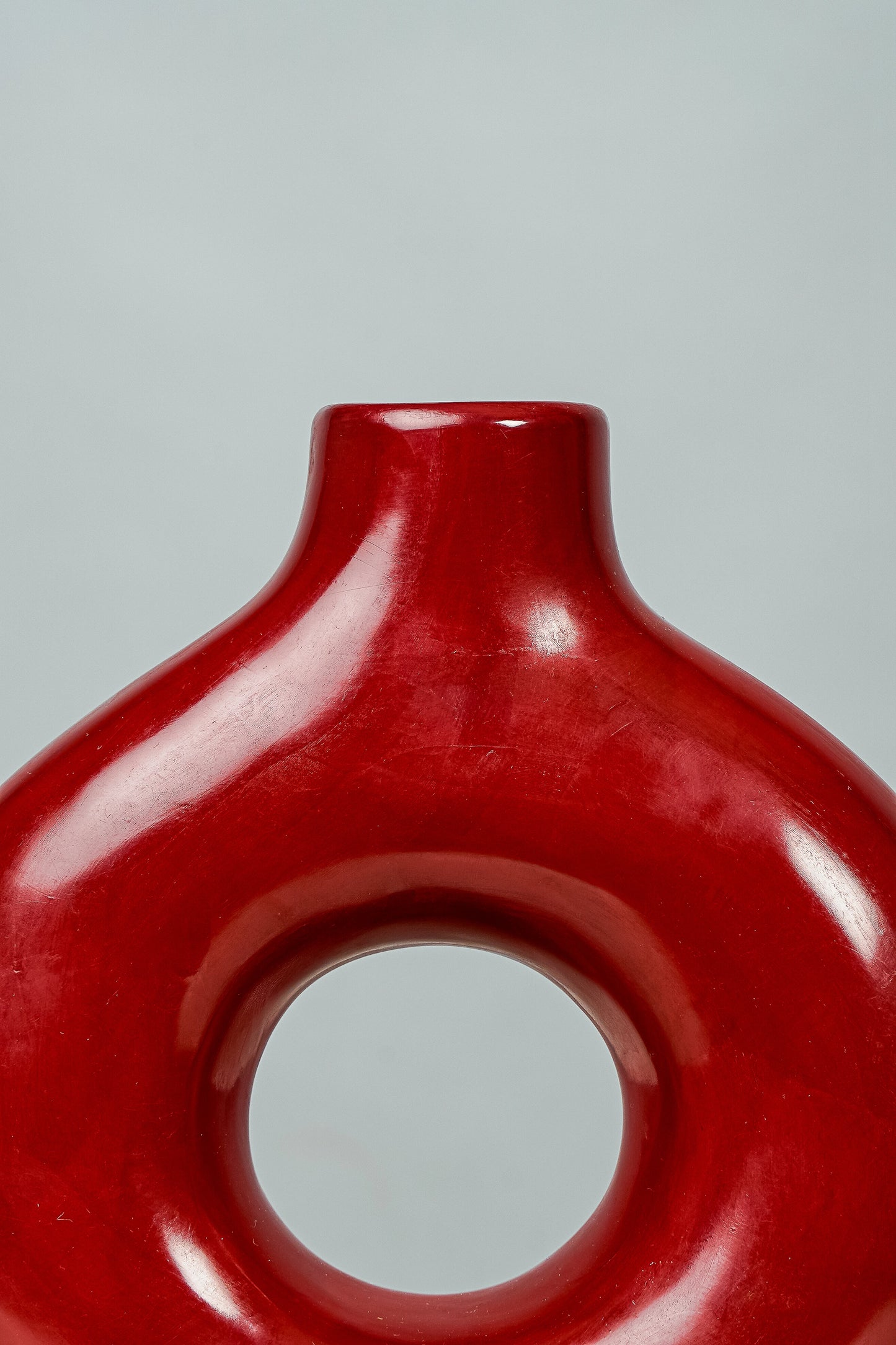 Vase rond en tadelakt marocain
