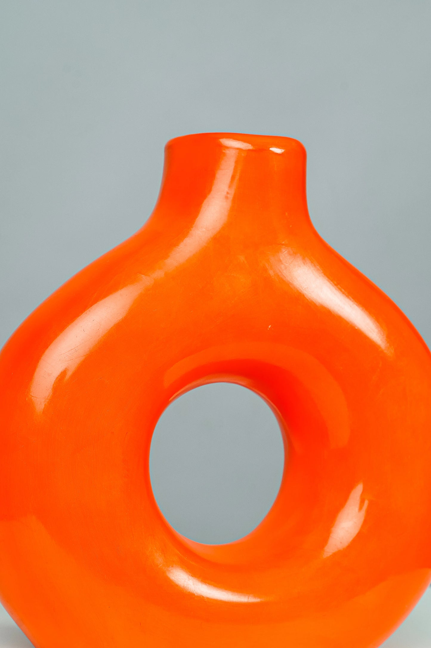 Vase rond en tadelakt marocain