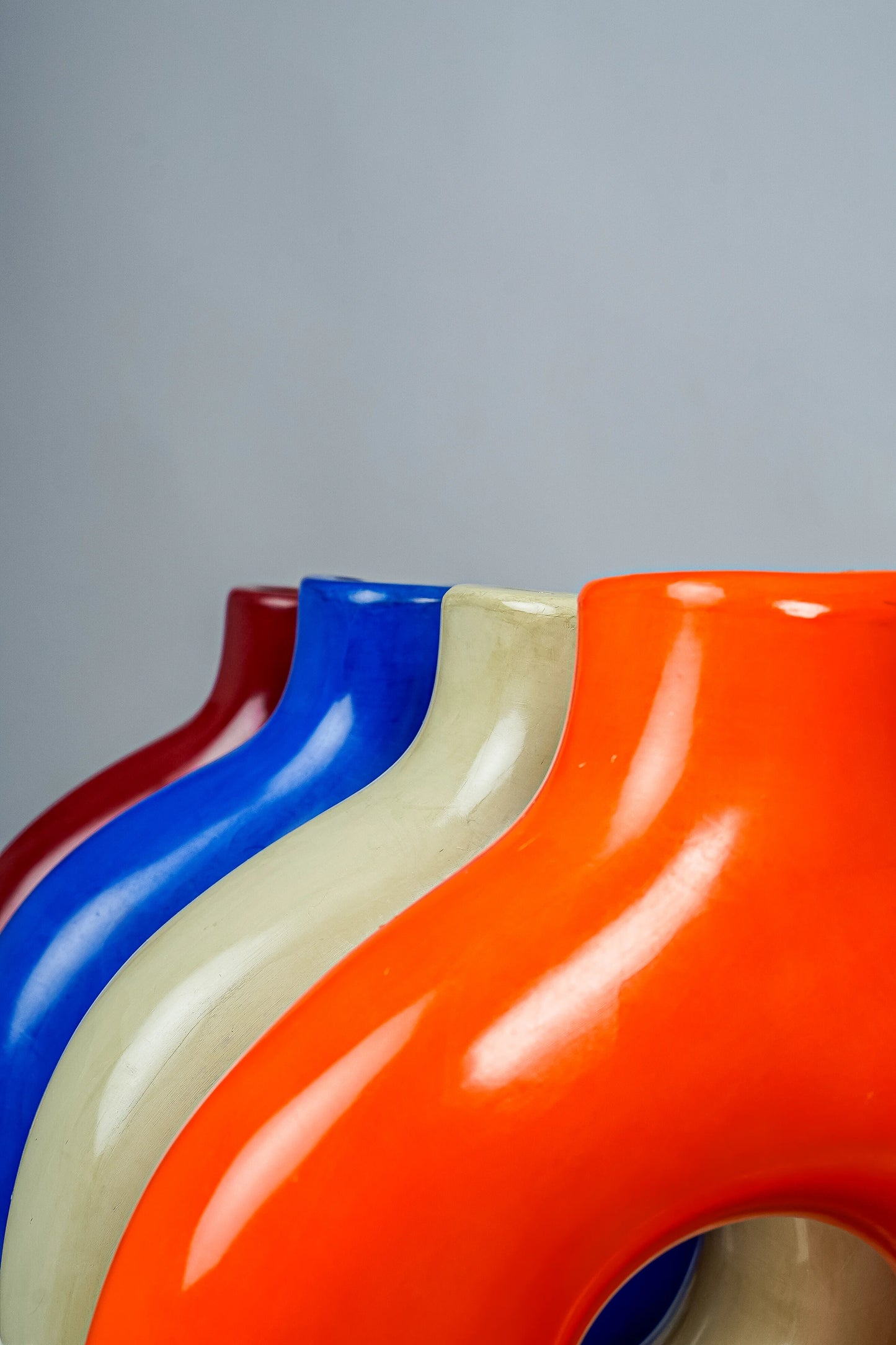 Vase rond en tadelakt marocain