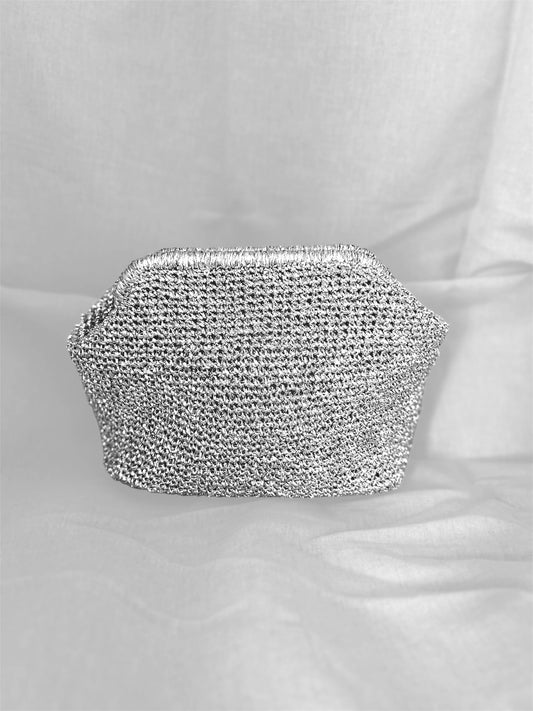 Pochette crochetée Éclat d'Argent